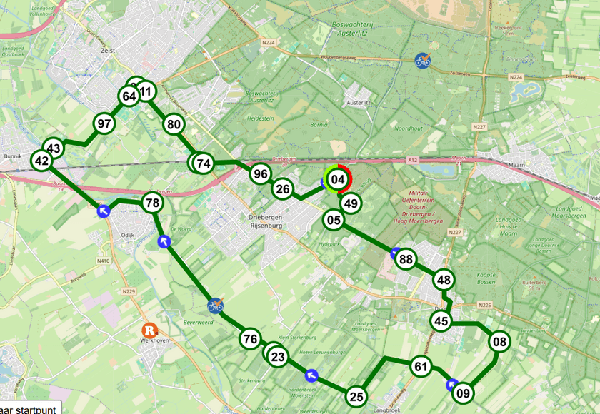 Foto van fietsroute Utrechtse heuvelrug